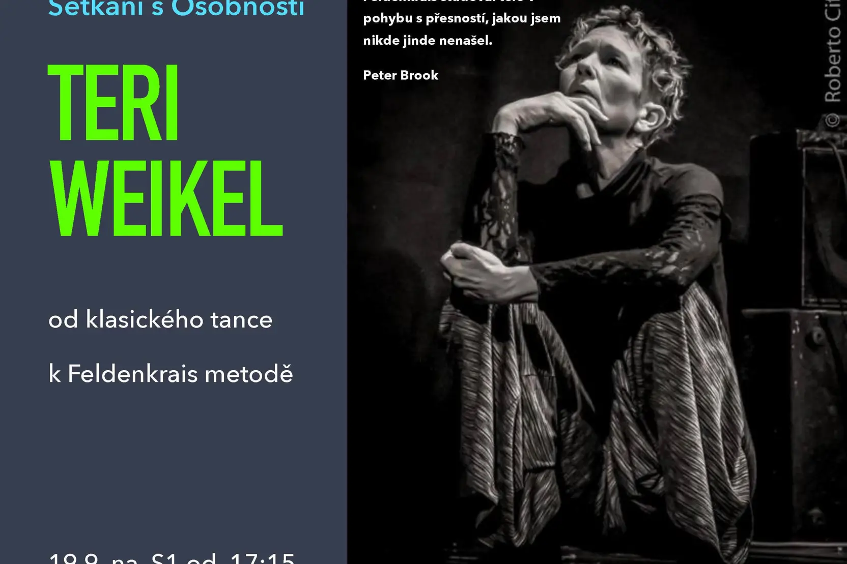 Teri Weikel - setkání s osobností