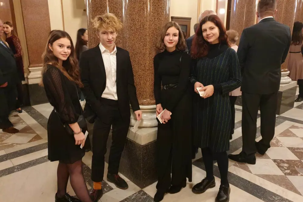 Naši studenti v Rudolfinu