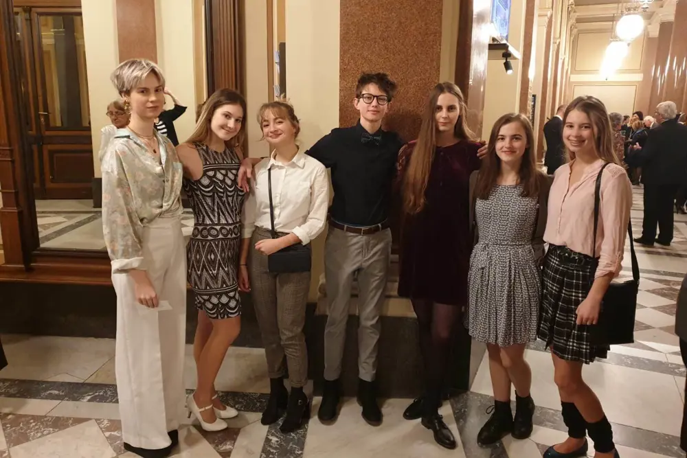 Naši studenti v Rudolfinu