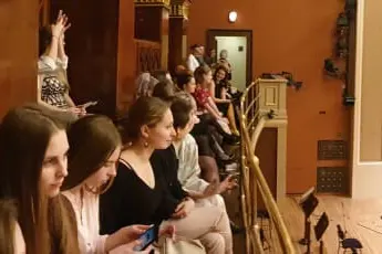 Naši studenti v Rudolfinu