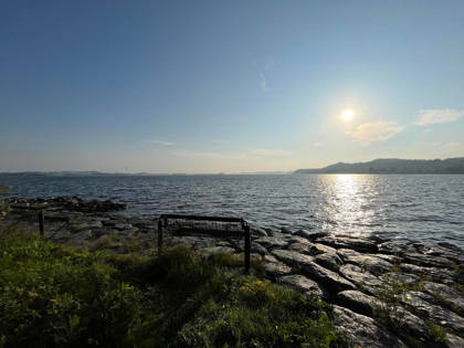 západ slunce nad mořem