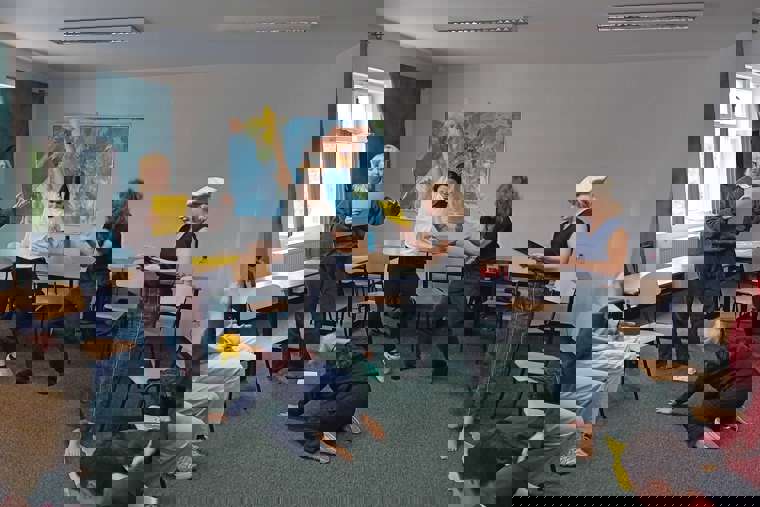 studenti na workshopu