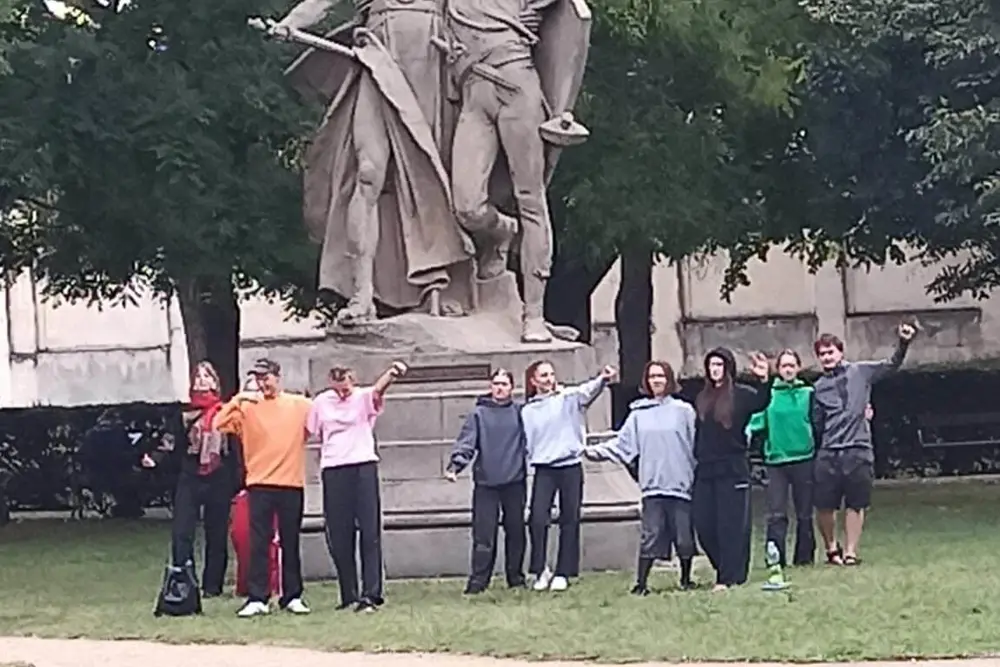 studenti na Vyšehradě