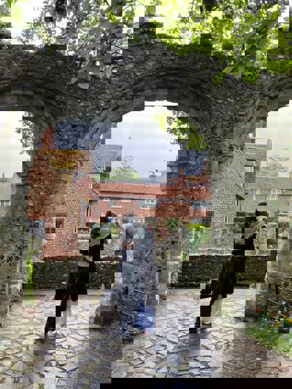 studenti v Canterbury