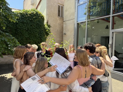 předávání maturitních vysvědčení