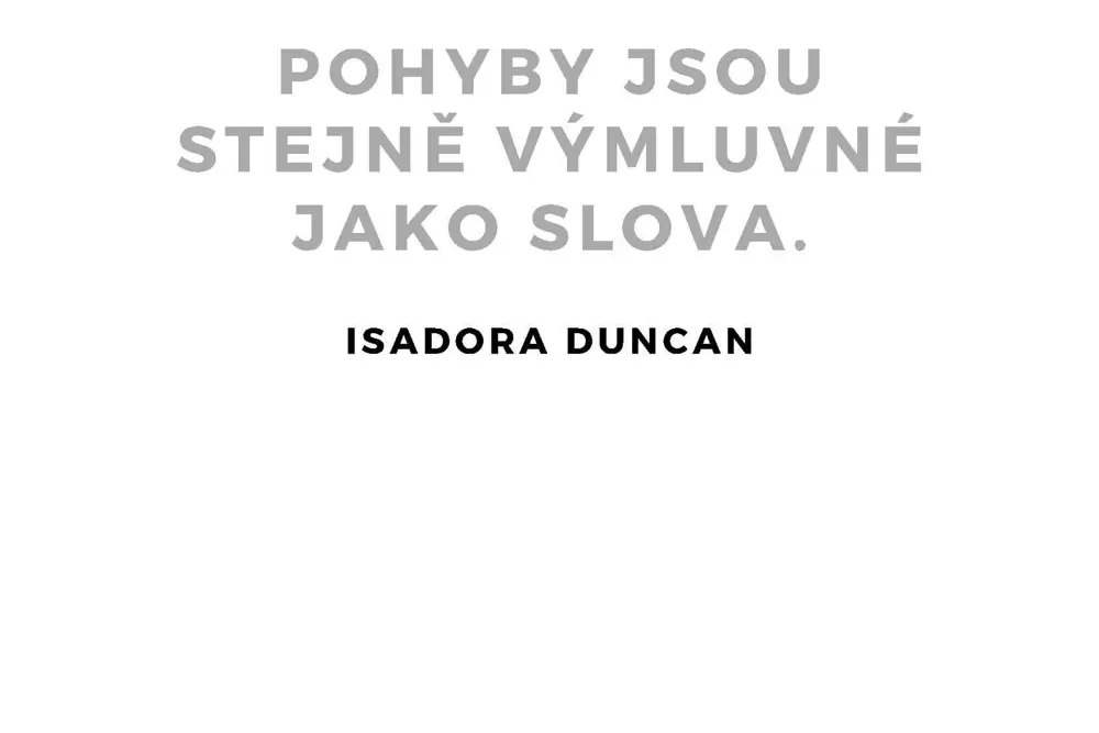 Citát Isadory Duncan