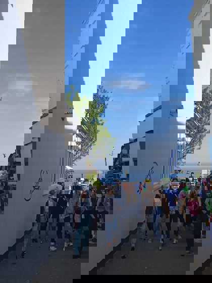 Studenti v Broadstairs