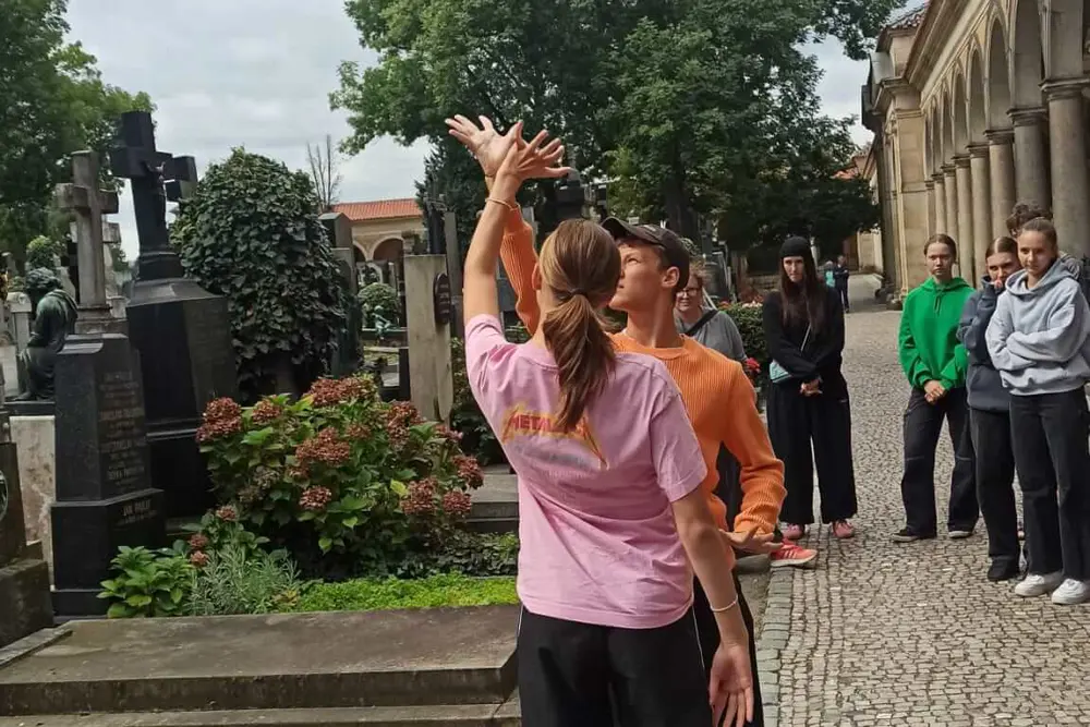 studenti na Vyšehradě