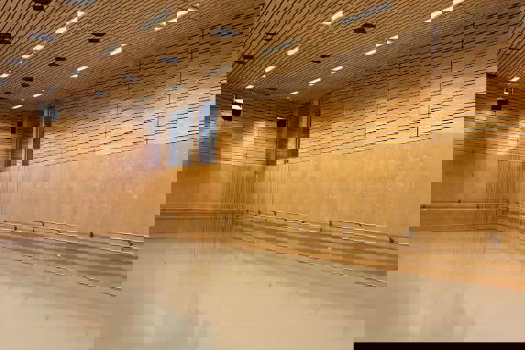 sál na univerzitě ve Stavangeru