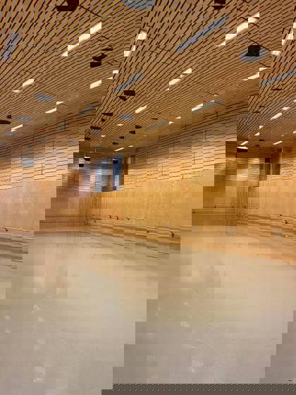 sál na univerzitě ve Stavangeru