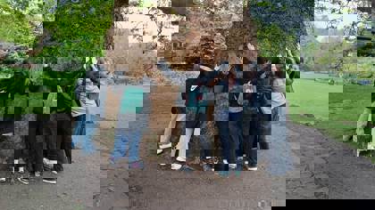 studenti v Canterbury