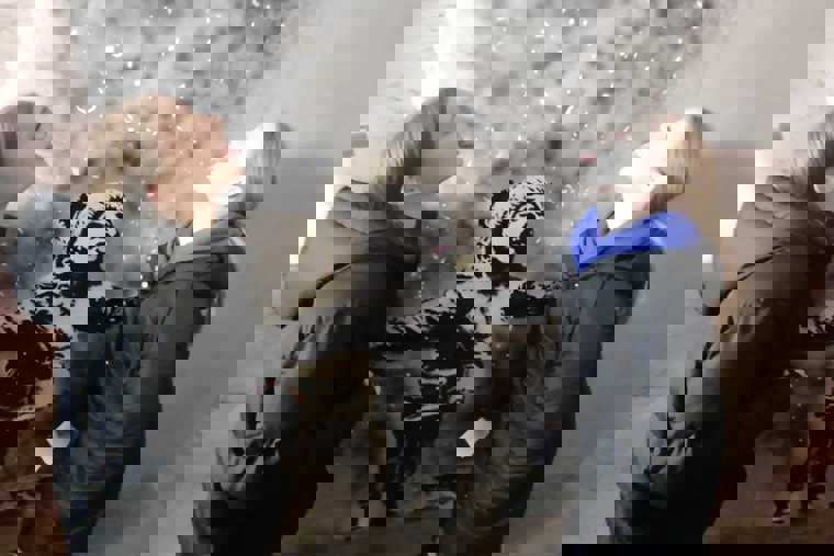 Studenti na výstavě