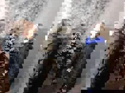 Studenti na výstavě