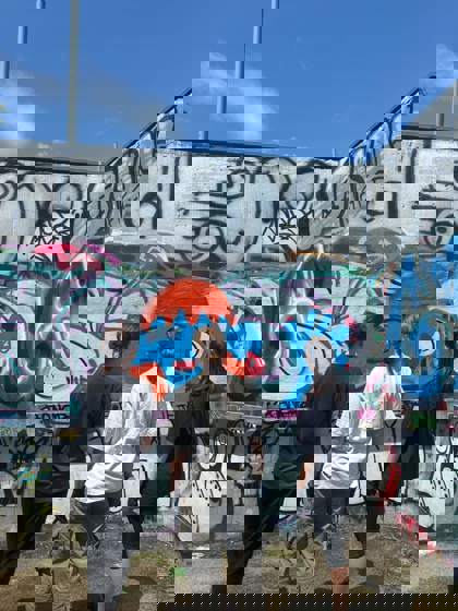 studenti a street art