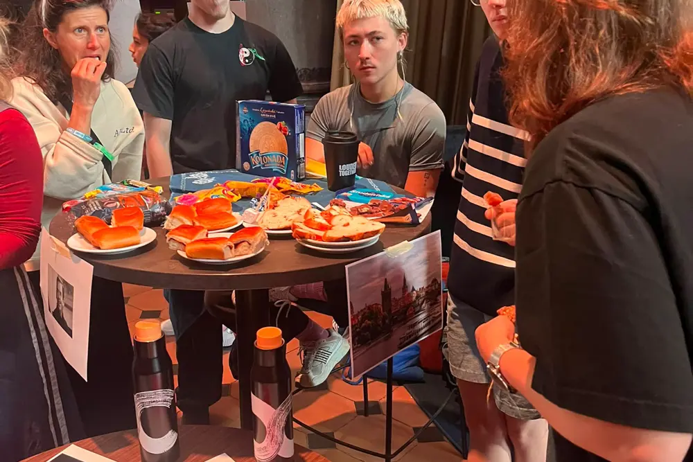 studenti na mezinárodním swapu