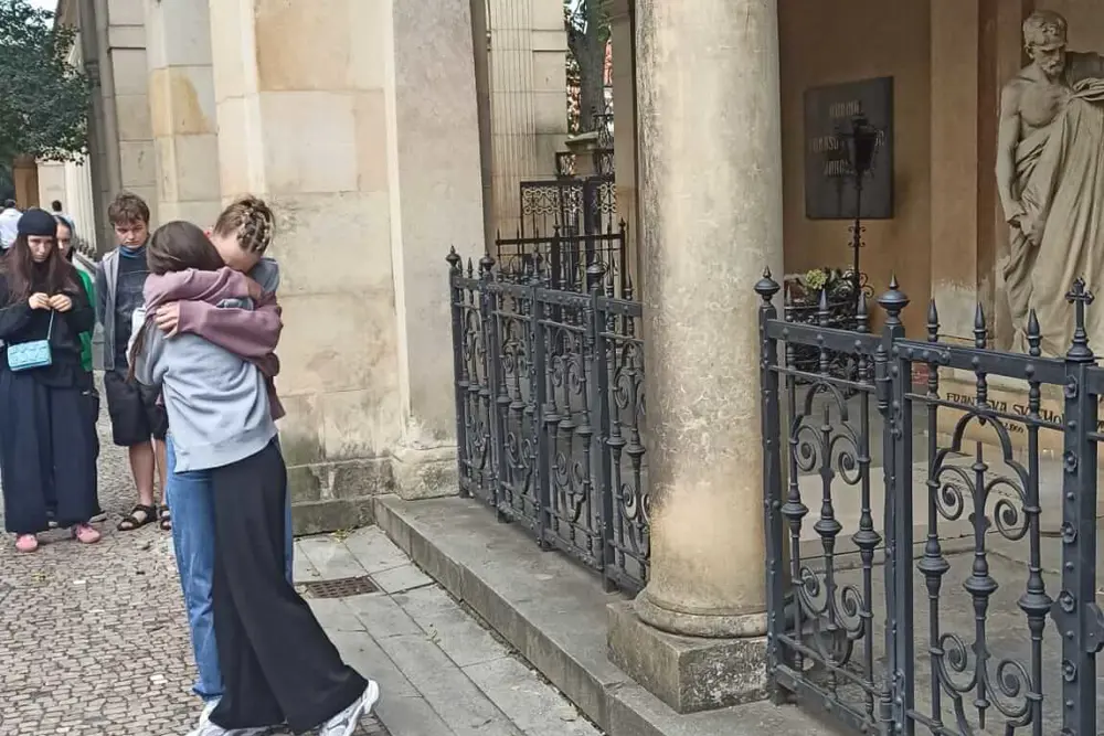 studenti na Vyšehradě