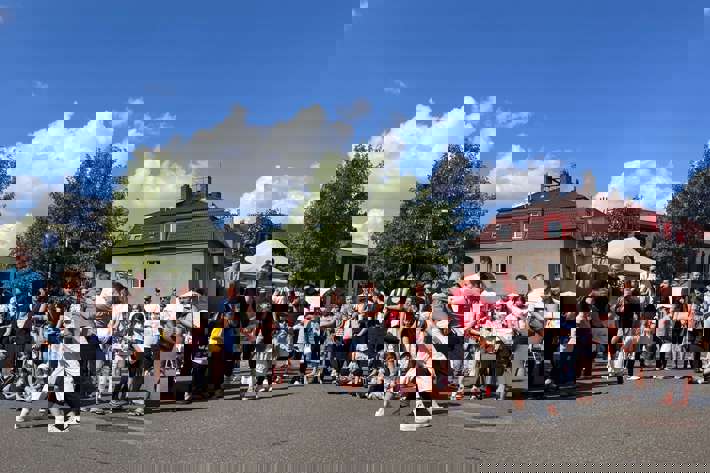 Naši studenti na Braníku sobě v září 2025