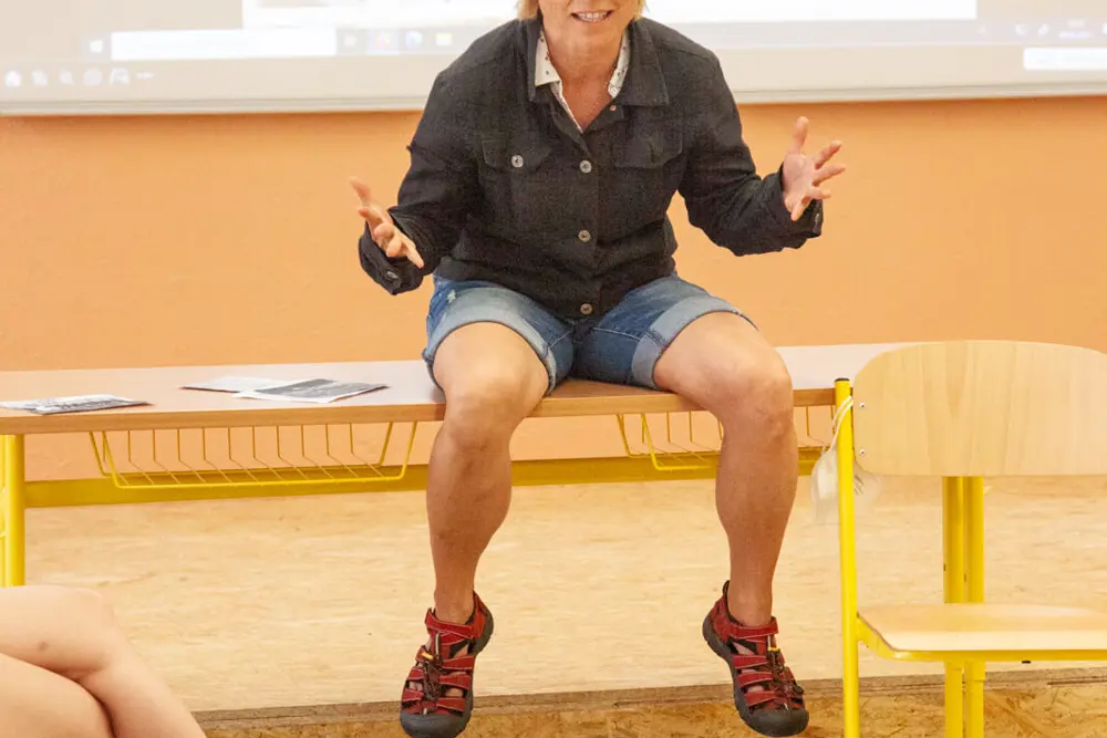 lektorka vypráví příběh