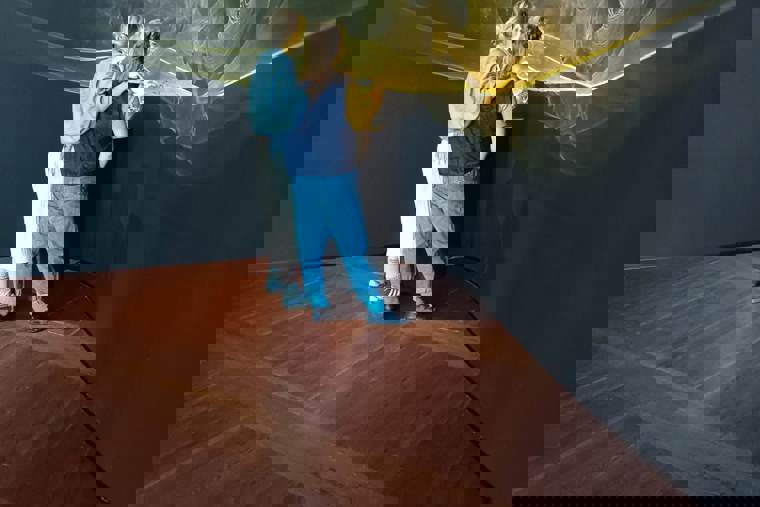 studenti na výstavě