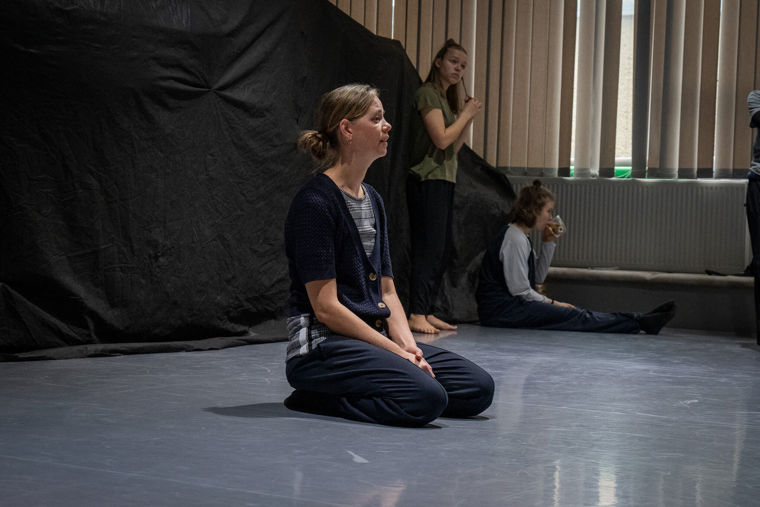 Marta Vodenková při práci