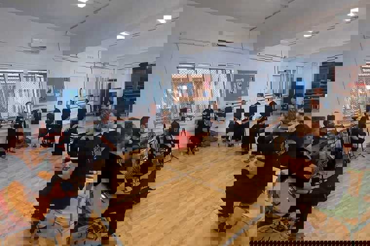 David Smrž na hodině flamenca