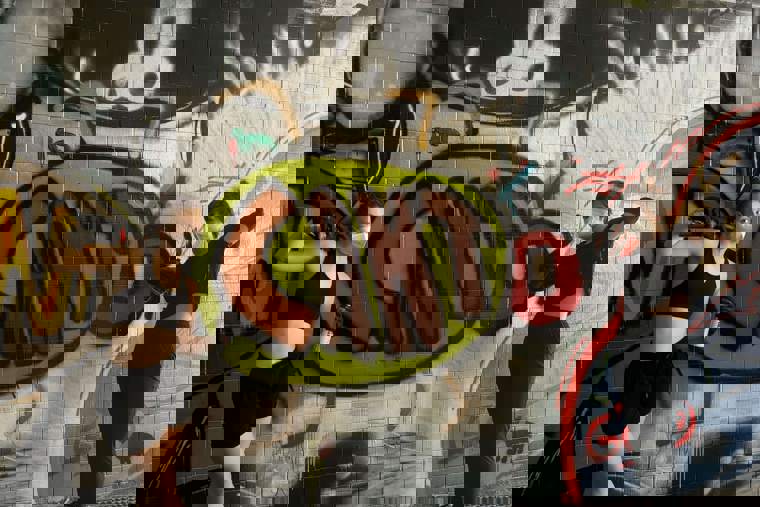 studenti a street art