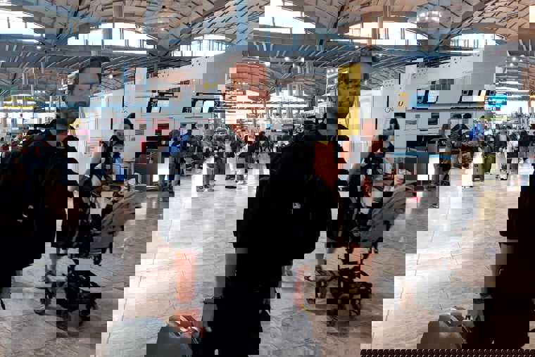 David Smrž na letišti