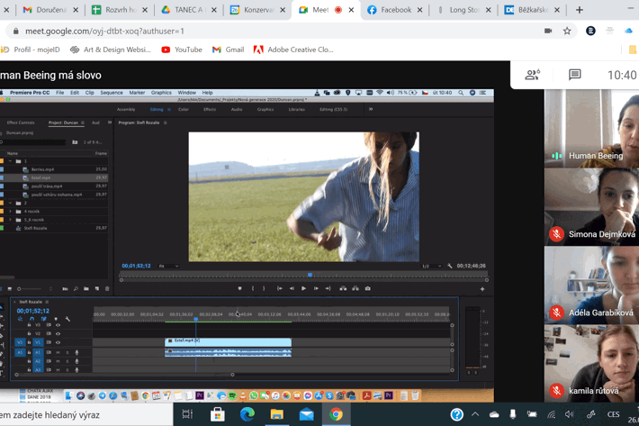 Workshop Tanec a kamera