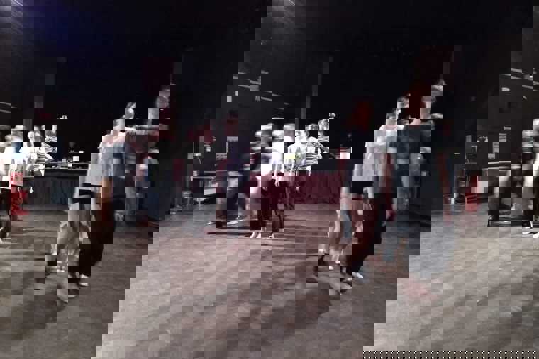 zkouška představení