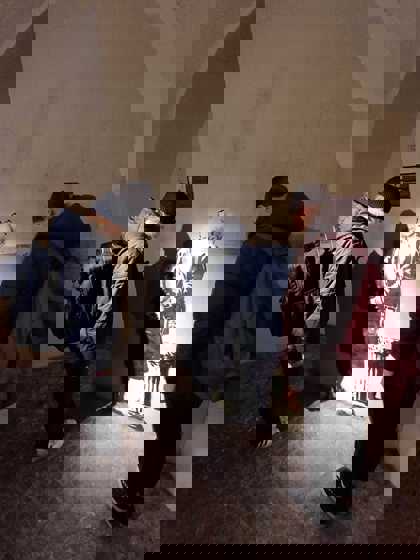 Studenti na výstavě