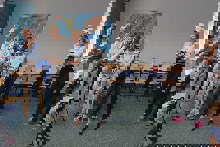 studenti na workshopu