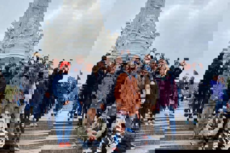 studentky v Londýně