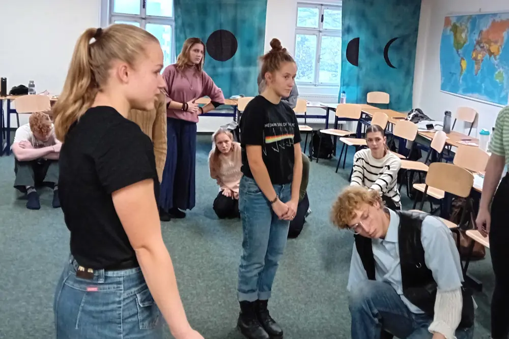 Studenti na workshopu