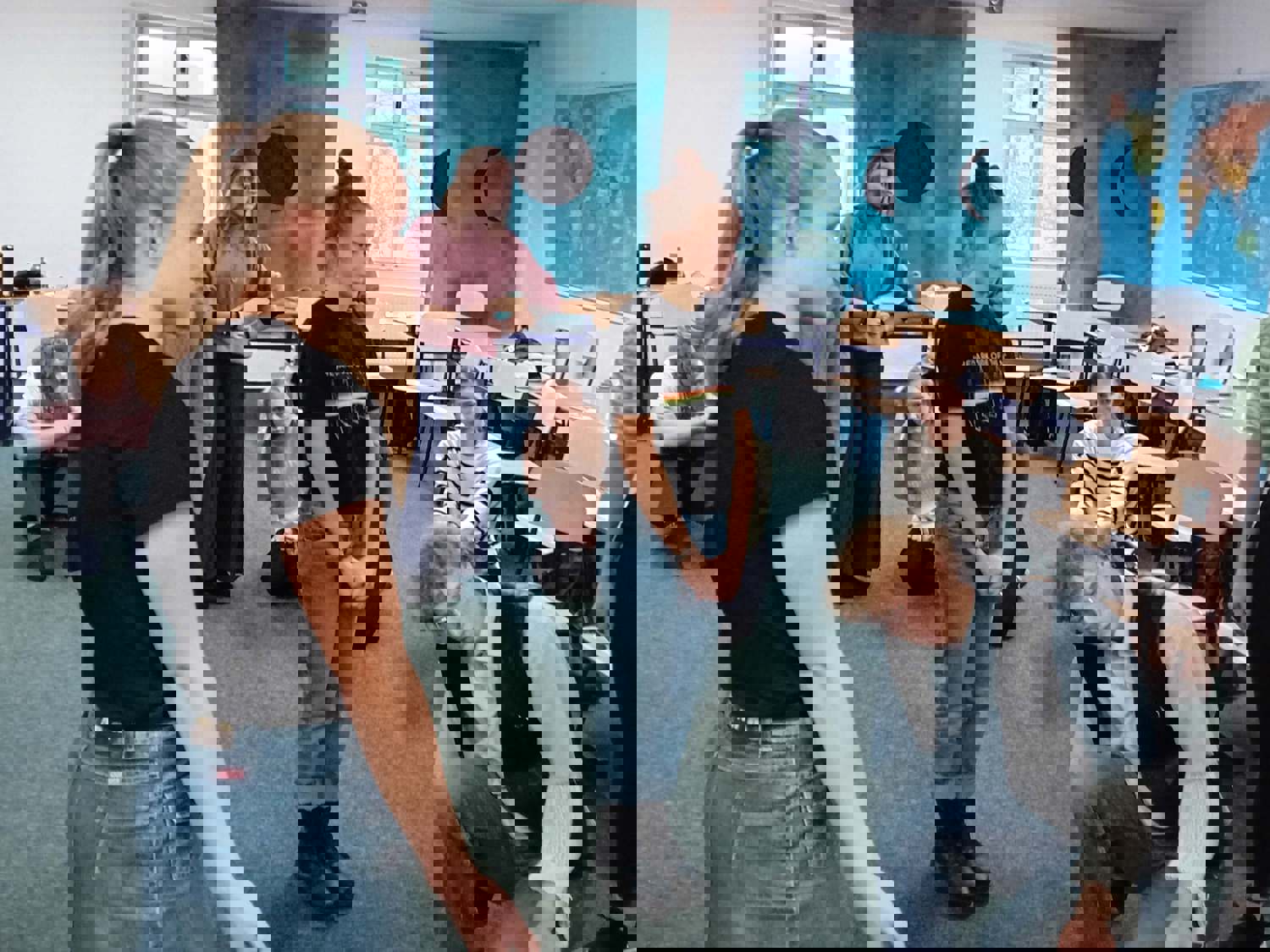 Studenti na workshopu