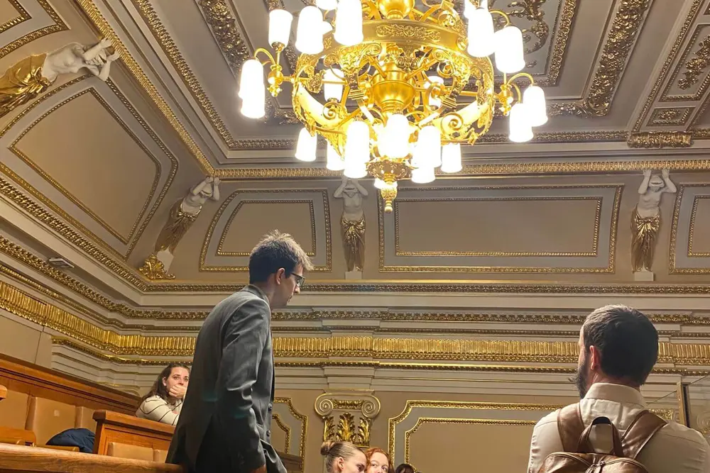 studenti v Poslanecké sněmovně