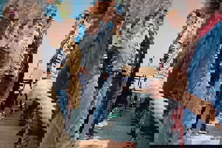 Studenti na workshopu