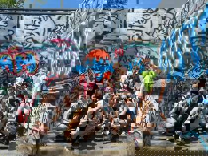 studenti a street art