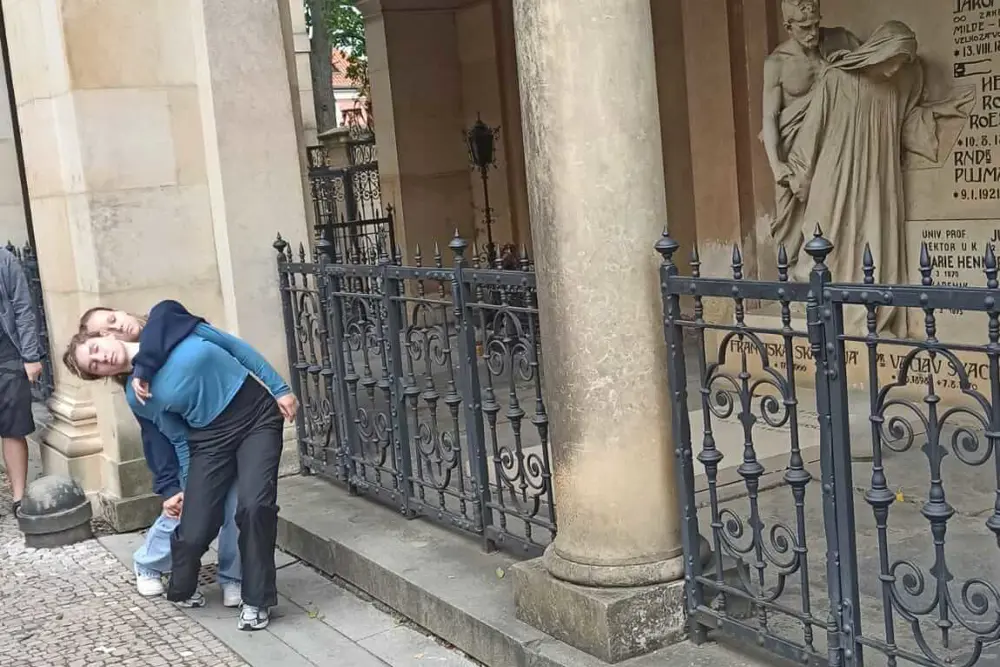 studenti na Vyšehradě
