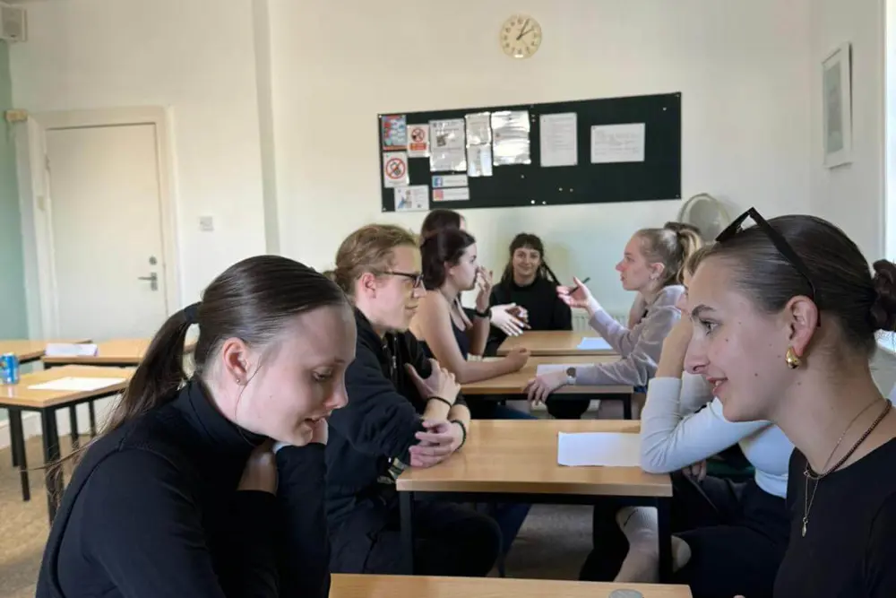 Studenti ve výuce