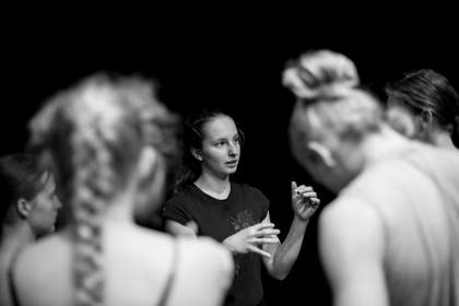 tanečnie na zkoušce