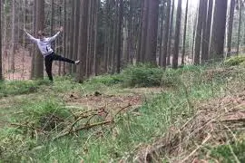 Tanečník v lese