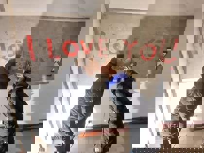 Studenti na výstavě